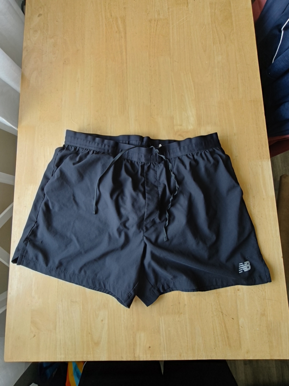 New Balance Black Athletic Shorts with Drawstring